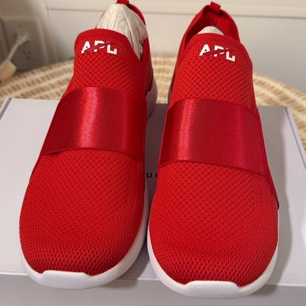 NEW APL MENS TECHLOOM BLISS RED/BlISS Sz 14 - Picture 6 of 8